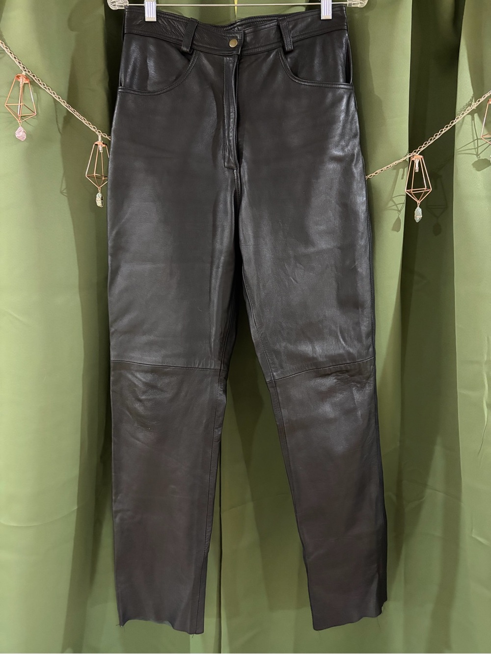 Made in Italy vintage leather pants